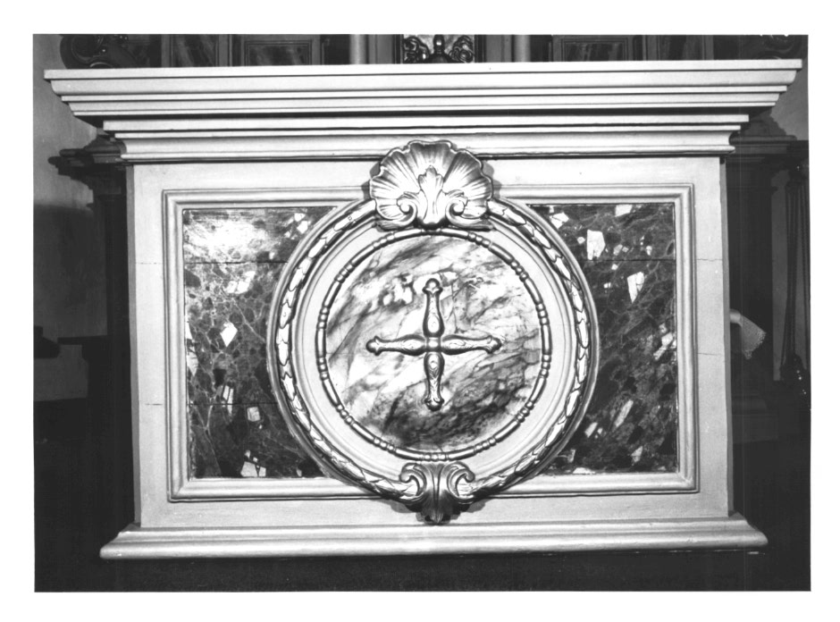 mensa d'altare - ambito Italia nord-orientale (fine/inizio secc. XVIII/ XIX)