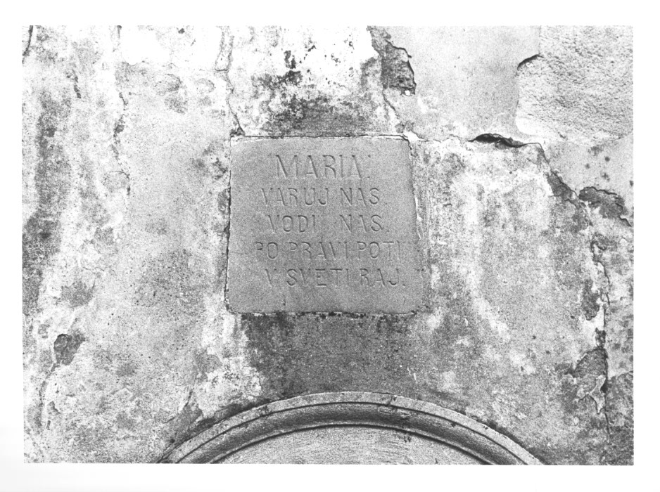 lapide - ambito Italia nord-orientale (seconda metà sec. XIX)