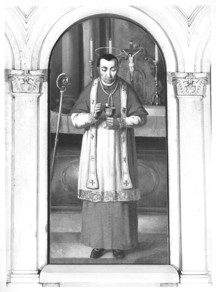 San Carlo Borromeo (dipinto) - ambito Italia nord-orientale (seconda metà sec. XIX)