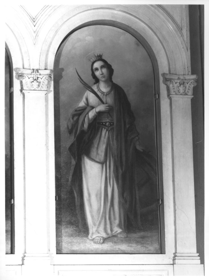 Santa Caterina d'Alessandria (dipinto) - ambito Italia nord-orientale (seconda metà sec. XIX)