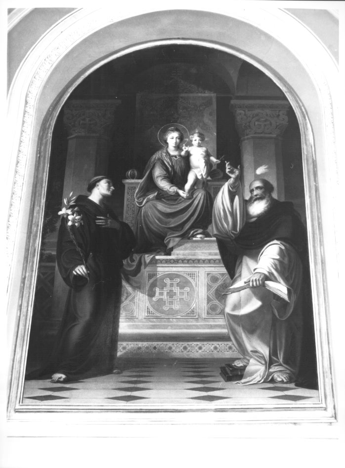 Madonna con Bambino e santi (dipinto) - ambito Italia nord-orientale (sec. XIX)