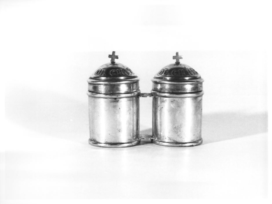 vasetti per oli santi - ambito Italia nord-orientale (seconda metà sec. XIX)