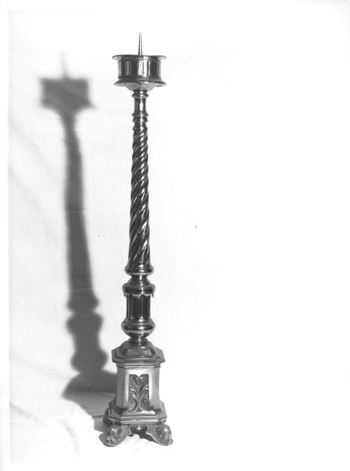 candeliere d'altare - ambito Italia nord-orientale (sec. XIX)