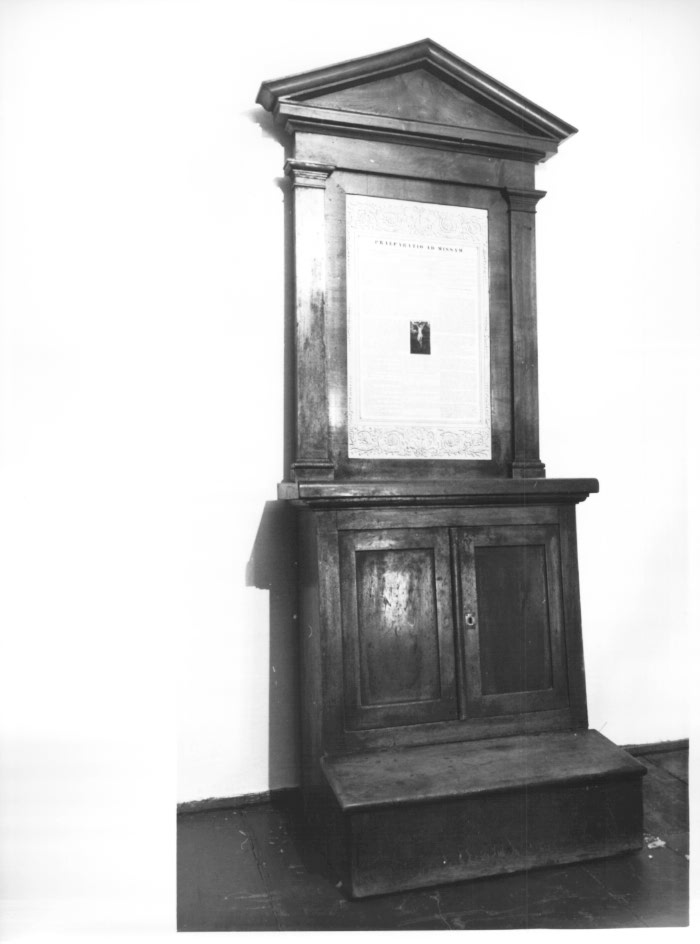 inginocchiatoio - ambito Italia nord-orientale (seconda metà sec. XIX)