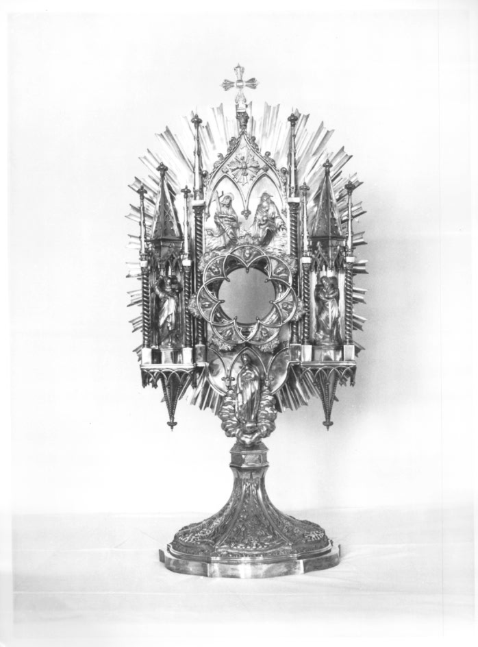 ostensorio architettonico - ambito Italia nord-orientale (sec. XIX)