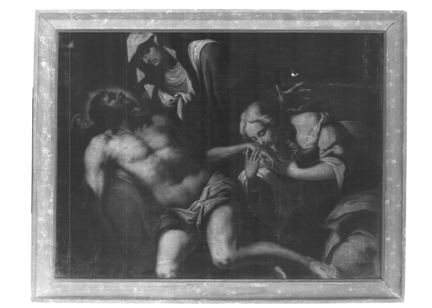 Deposizione di Cristo dalla croce (dipinto) - ambito Italia nord-orientale (prima metà sec. XVII)