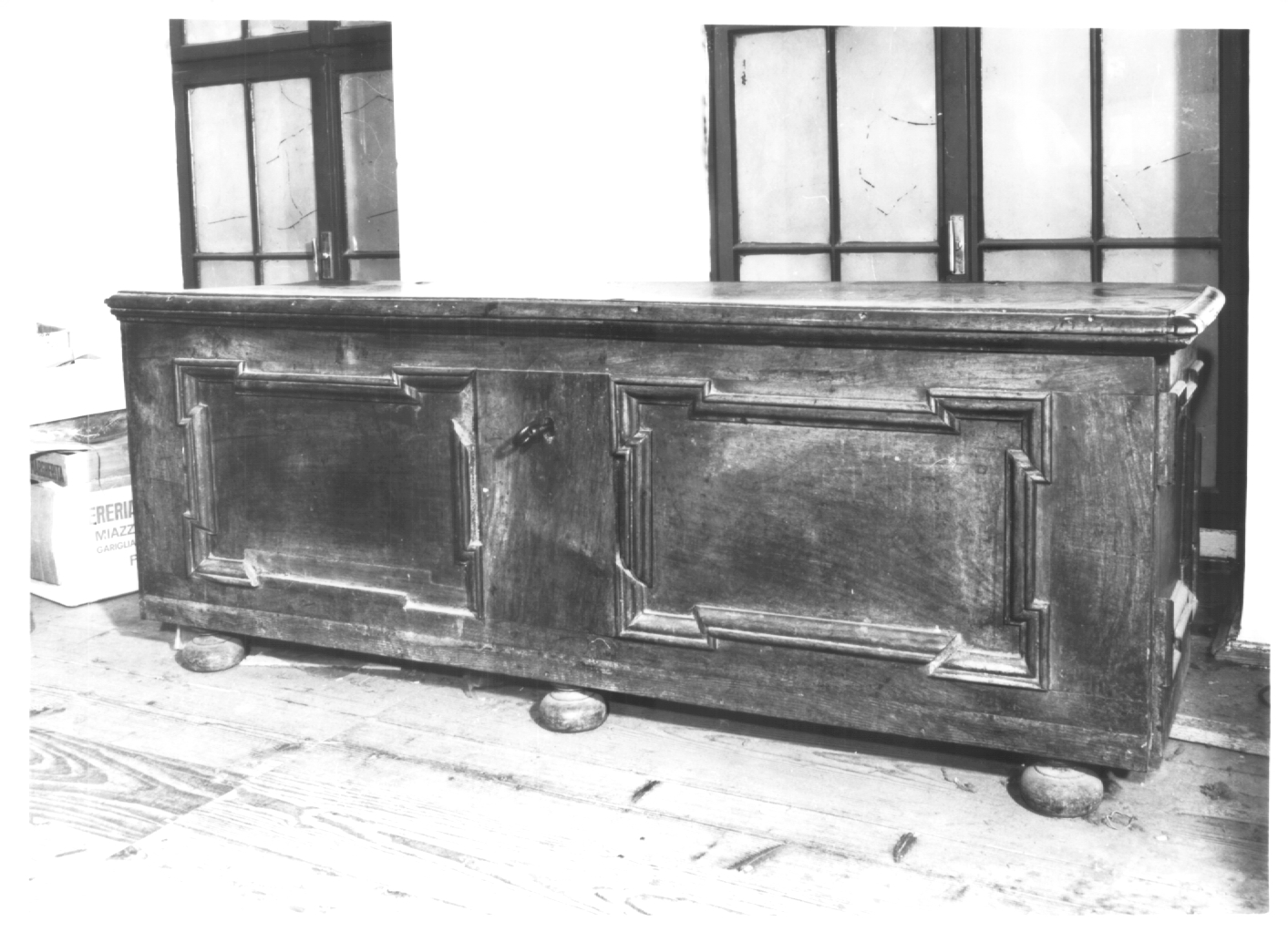 cassapanca - ambito Italia nord-orientale (sec. XIX)