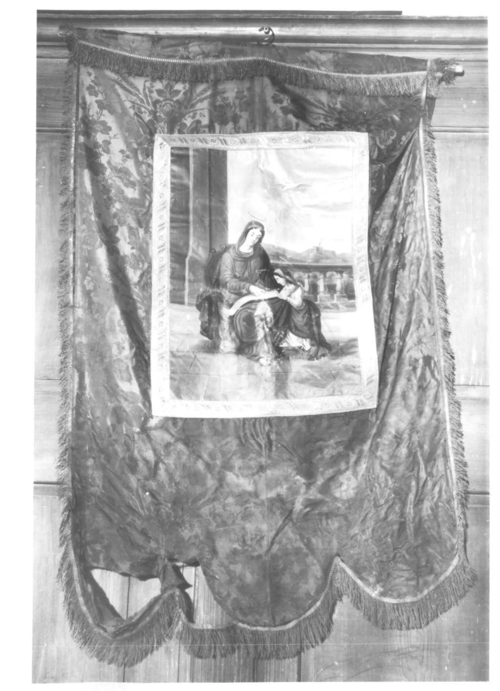 Maria Vergine bambina e Sant'Anna (dipinto) - ambito Italia nord-orientale (sec. XIX)