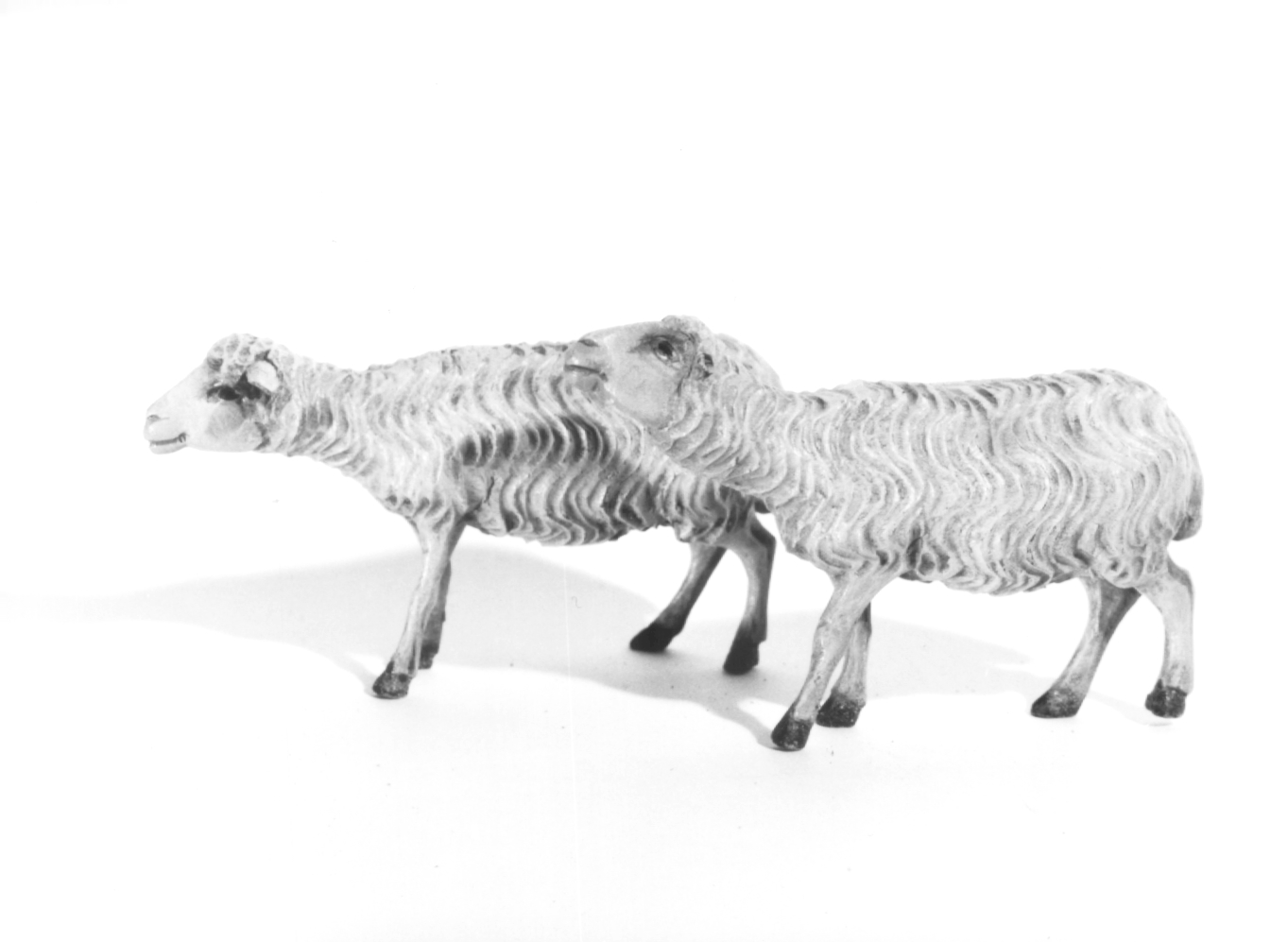 Pecora (statuetta di presepio) - ambito Italia nord-orientale (prima metà sec. XX)