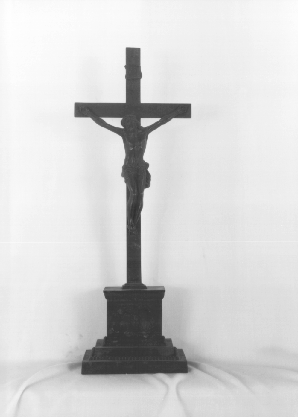 San Giusto (croce da tavolo) - ambito Italia nord-orientale (seconda metà sec. XIX)