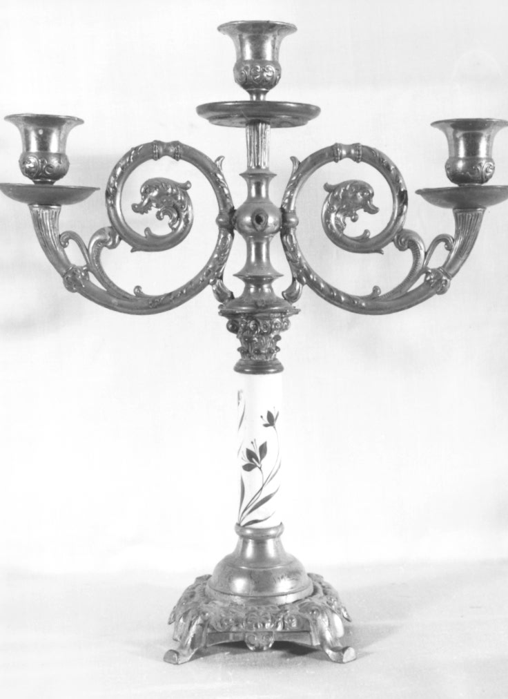 candelabro - ambito Italia nord-orientale (sec. XIX)