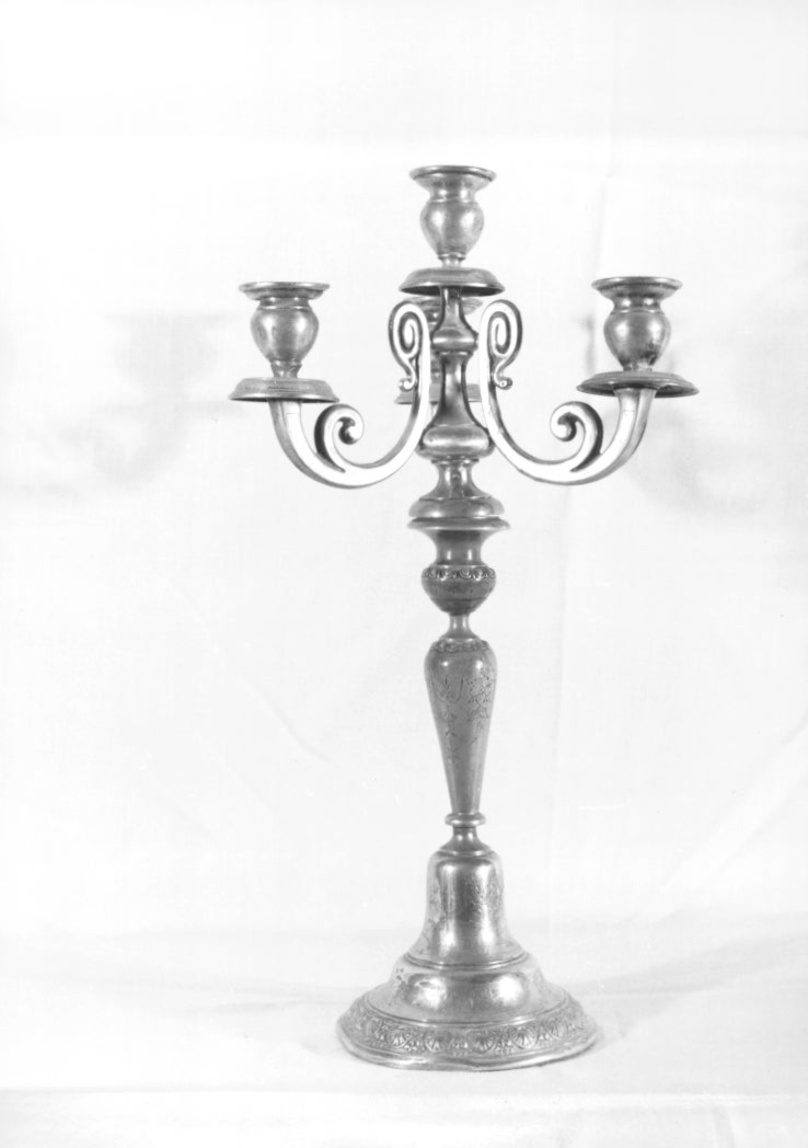 candelabro - ambito Italia nord-orientale (prima metà sec. XIX)