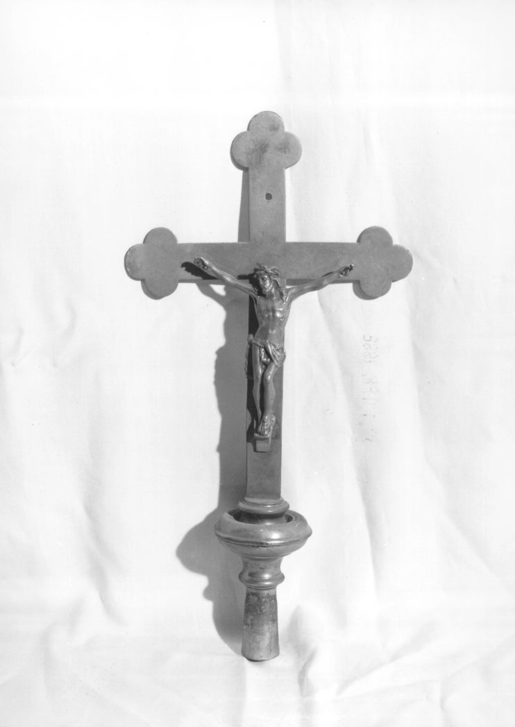 croce processionale - ambito Italia nord-orientale (sec. XIX)