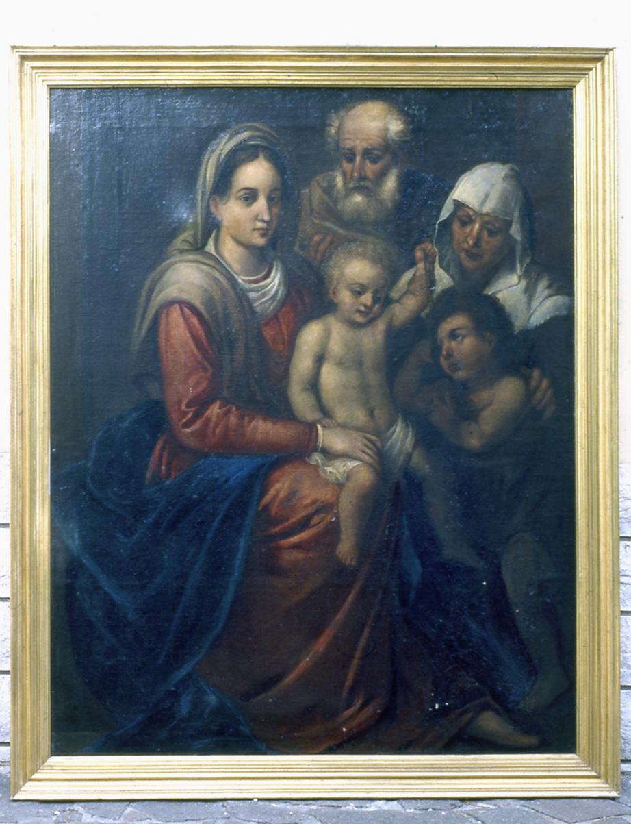 Sacra Famiglia con San Giovannino (dipinto) - ambito Italia nord-orientale (sec. XIX)