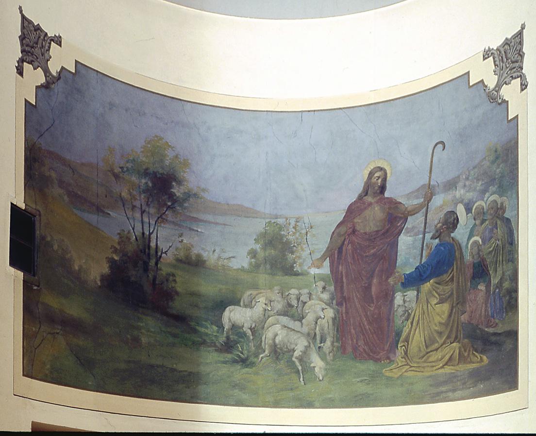 San Pietro come primo vescovo di Roma (dipinto) - ambito Italia nord-orientale (fine sec. XIX)