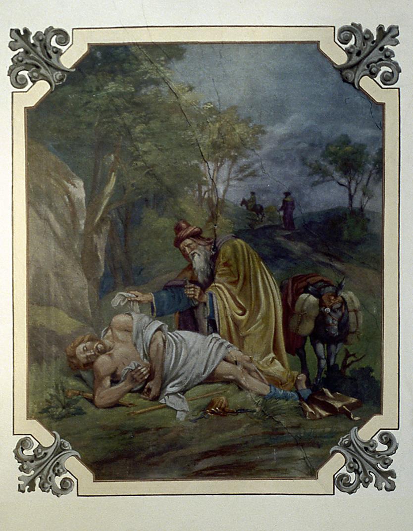 Buon Samaritano (?) (dipinto) - ambito Italia nord-orientale (fine sec. XIX)