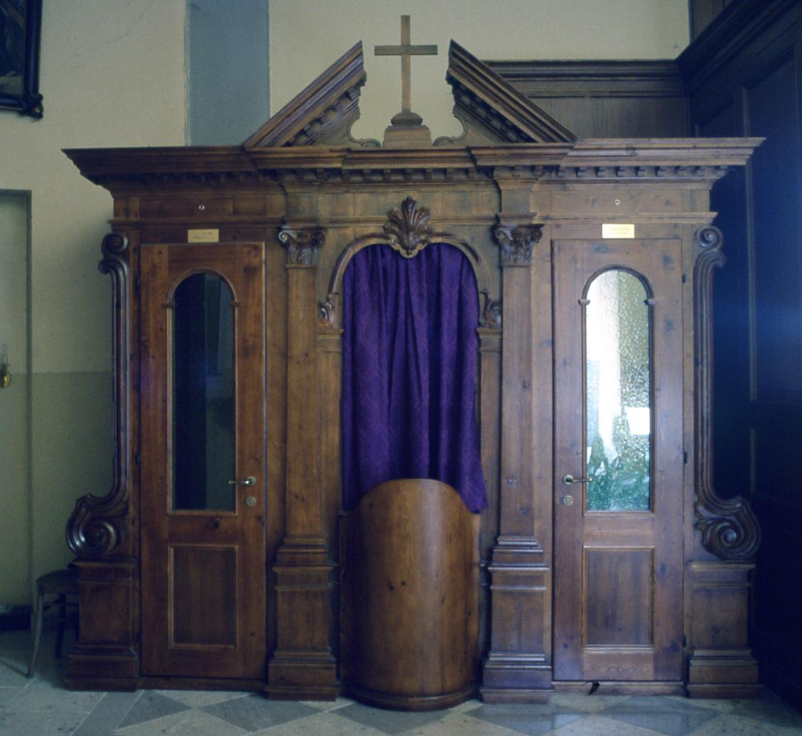 confessionale - ambito Italia nord-orientale (fine sec. XIX)