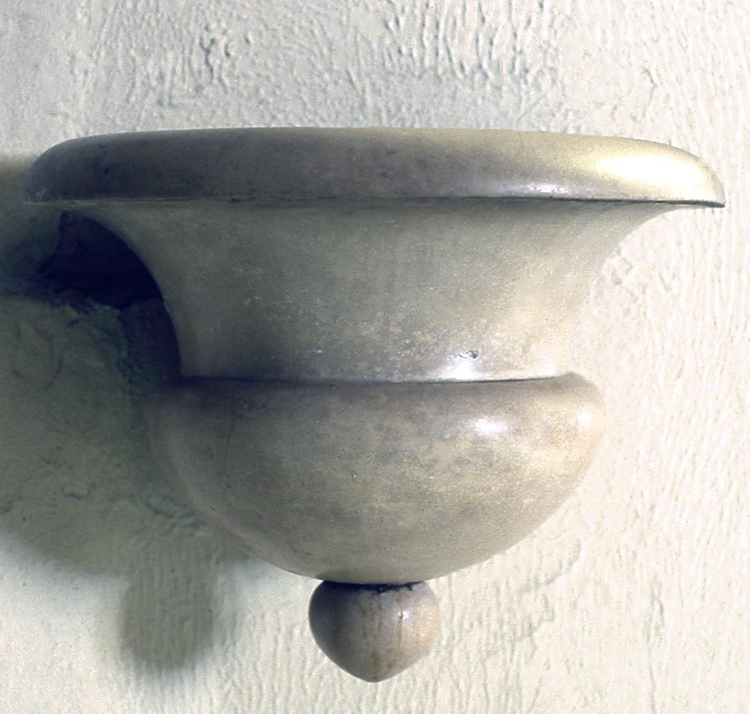 acquasantiera da parete - ambito Italia nord-orientale (sec. XIX)