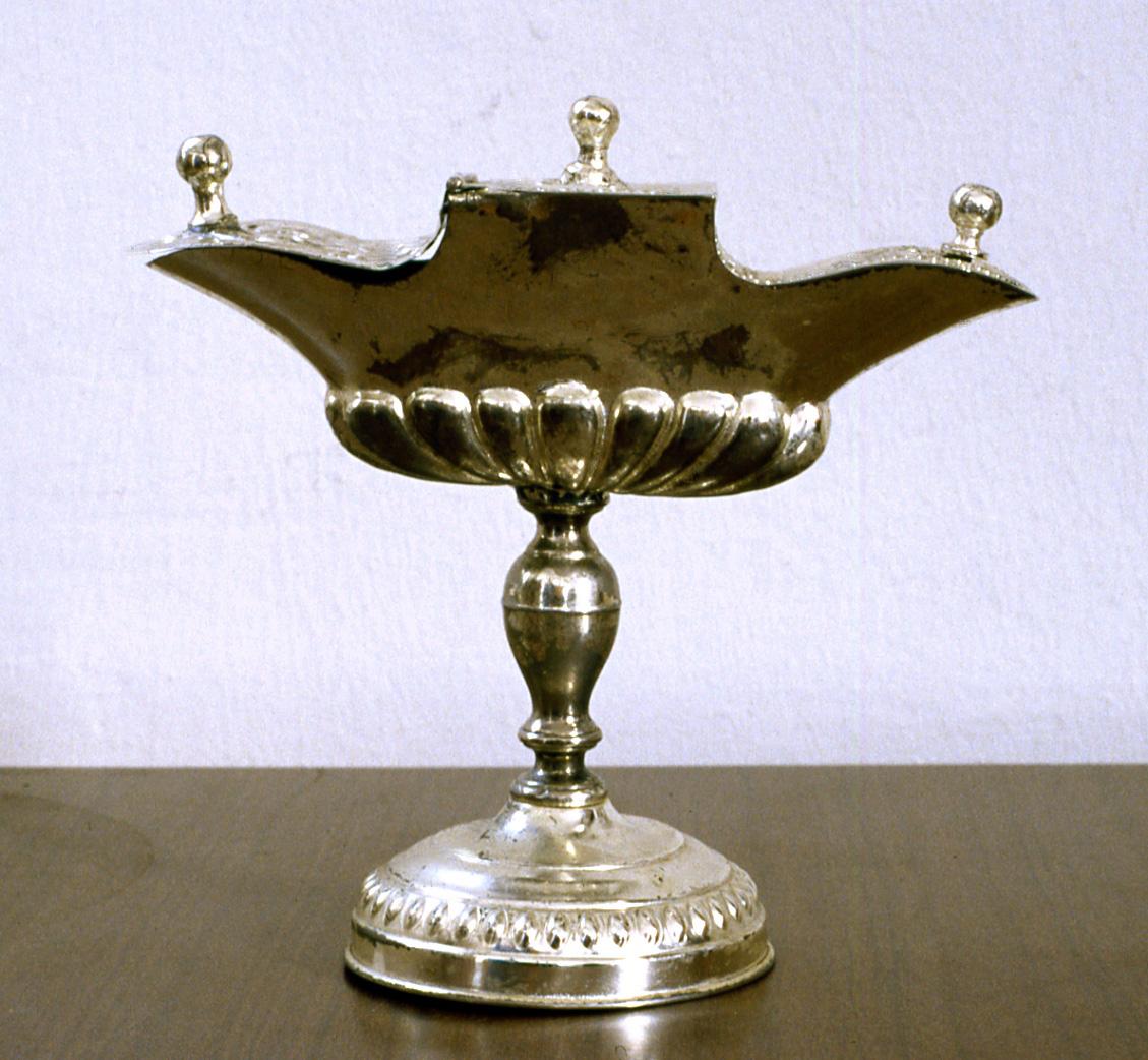 navicella portaincenso - ambito Italia nord-orientale (sec. XIX)