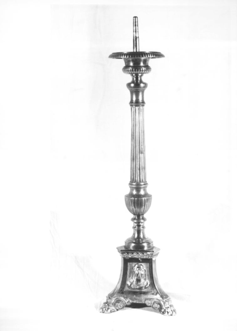 candeliere d'altare - ambito Italia nord-orientale (sec. XIX)