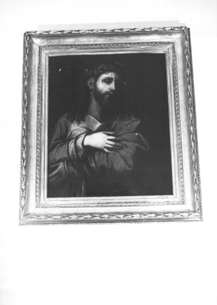 Cristo coronato di spine (dipinto) - ambito Italia nord-orientale (sec. XIX)