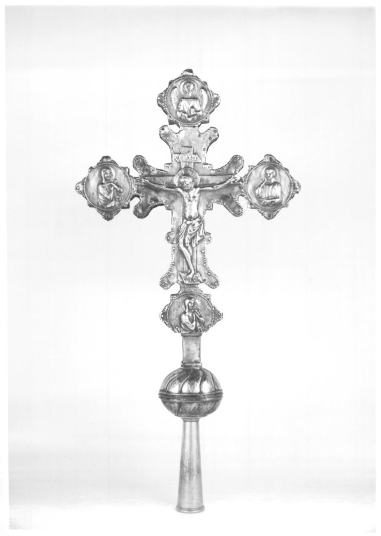 croce processionale - ambito Italia nord-orientale (secc. XIV/ XV)