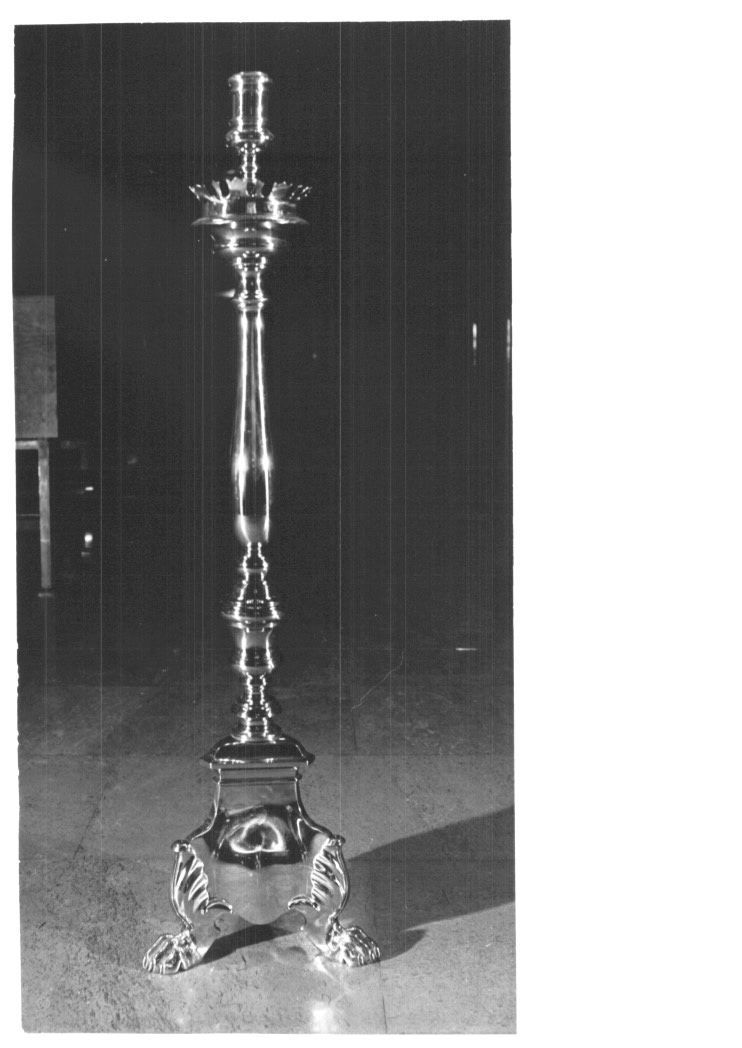 candelabro - ambito Italia nord-orientale (seconda metà sec. XIX)