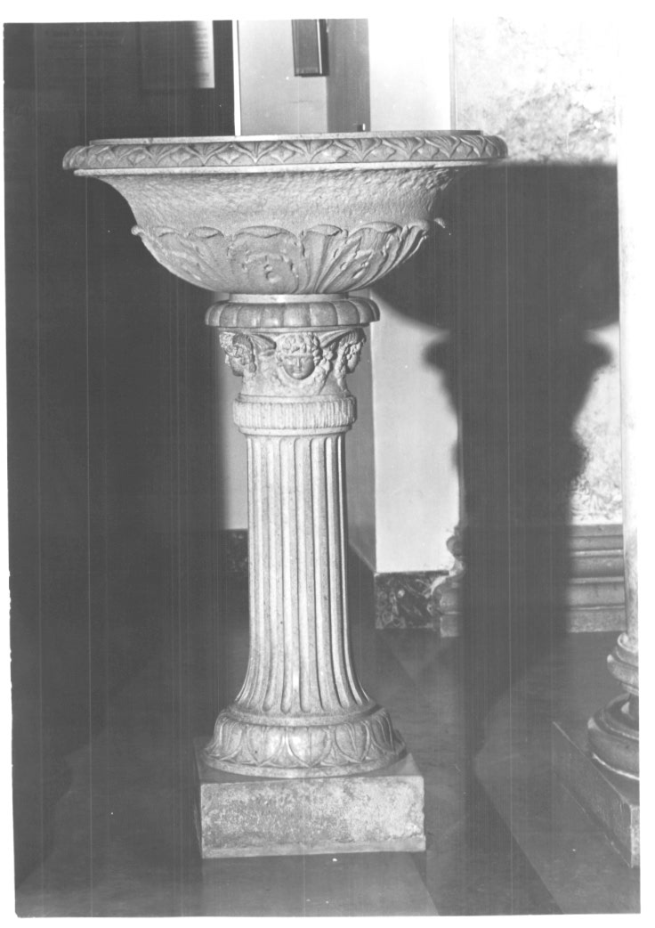 acquasantiera - ambito Italia nord-orientale (seconda metà sec. XIX)