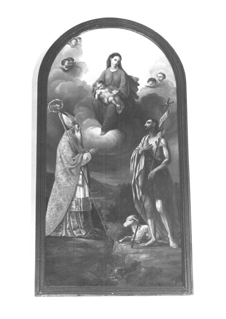 Madonna con Bambino tra santi (dipinto) - ambito Italia nord-orientale (sec. XIX)