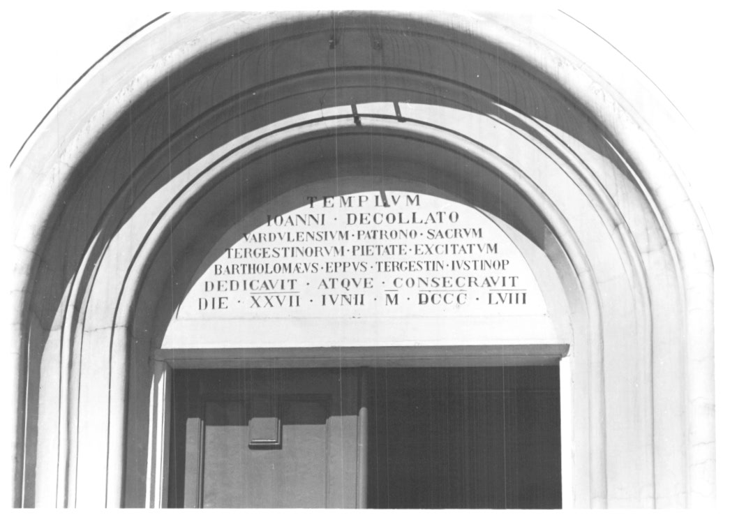 lapide - ambito Italia nord-orientale (sec. XIX)