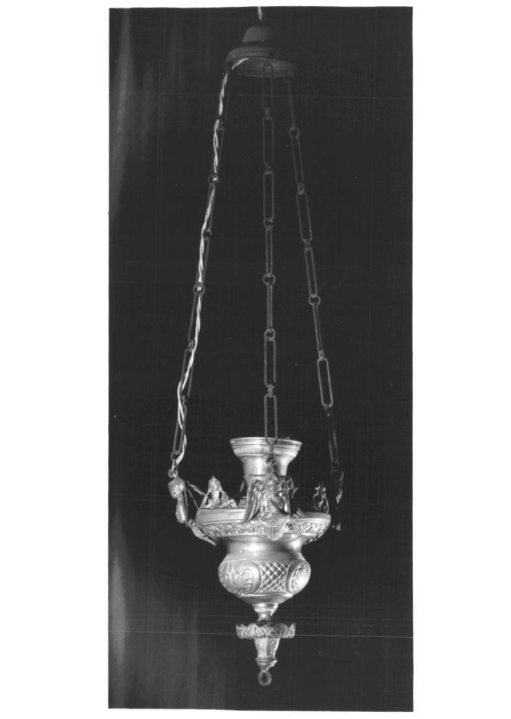 lampada pensile - ambito Italia nord-orientale (secc. XVIII/ XIX)