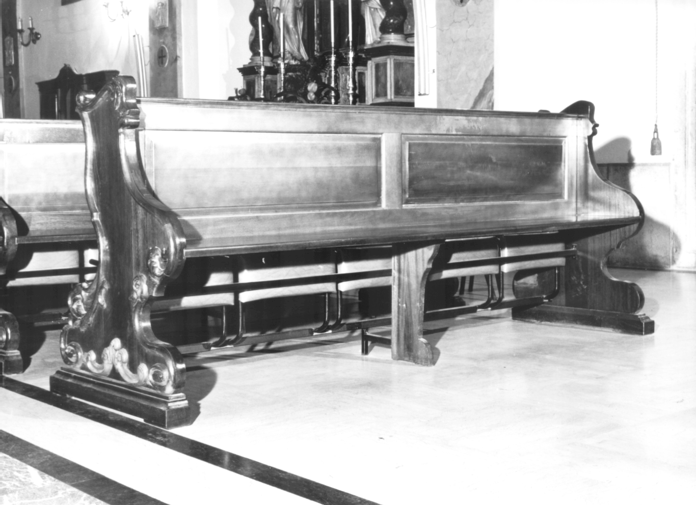 banco da chiesa - ambito Italia nord-orientale (sec. XIX)