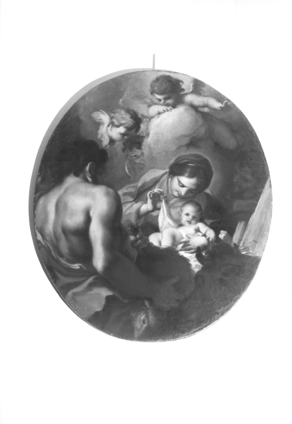 Madonna con Bambino e Angeli (dipinto) - ambito Italia nord-orientale (sec. XIX)