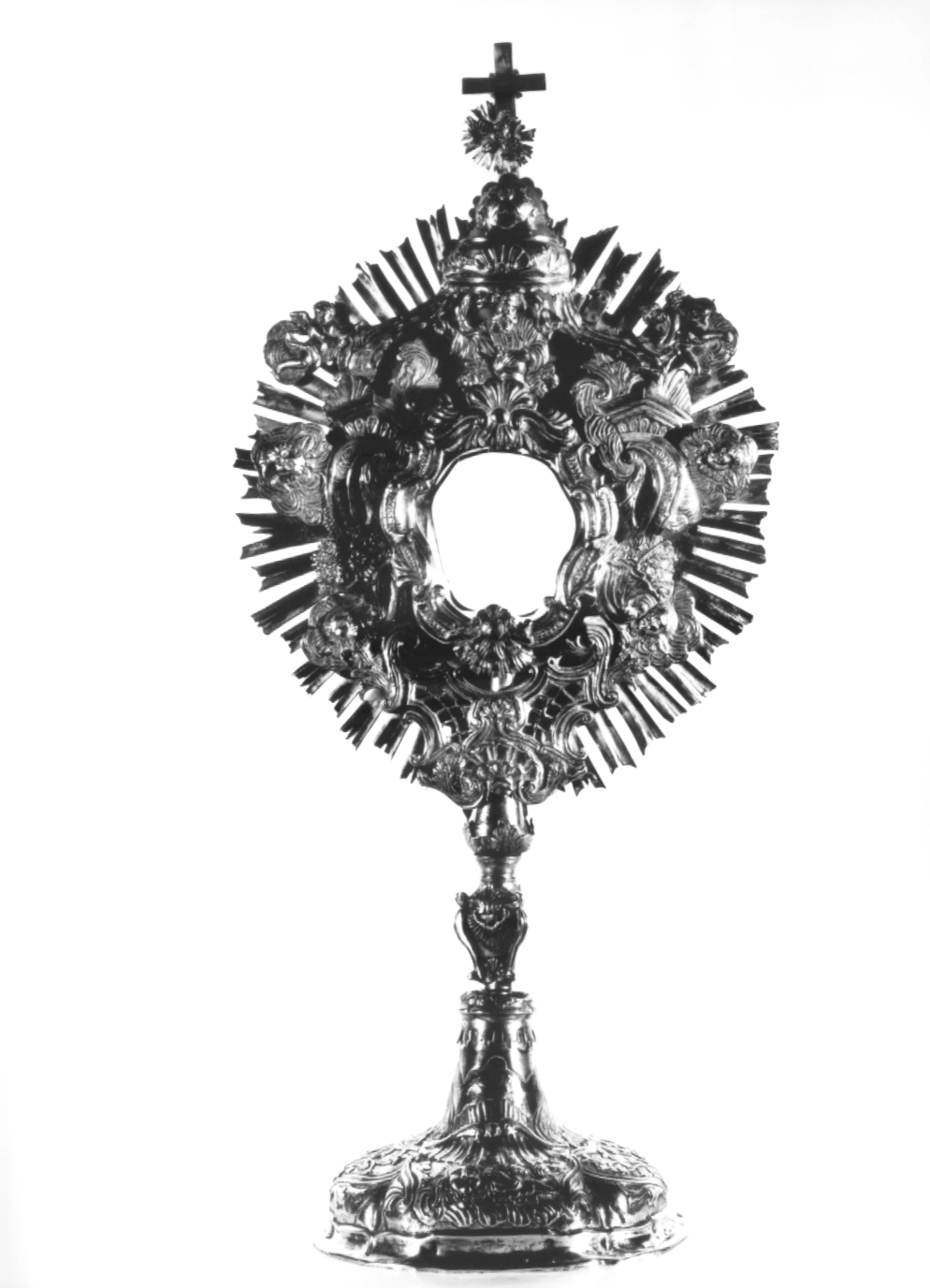 reliquiario - a ostensorio - ambito Italia nord-orientale (sec. XIX)