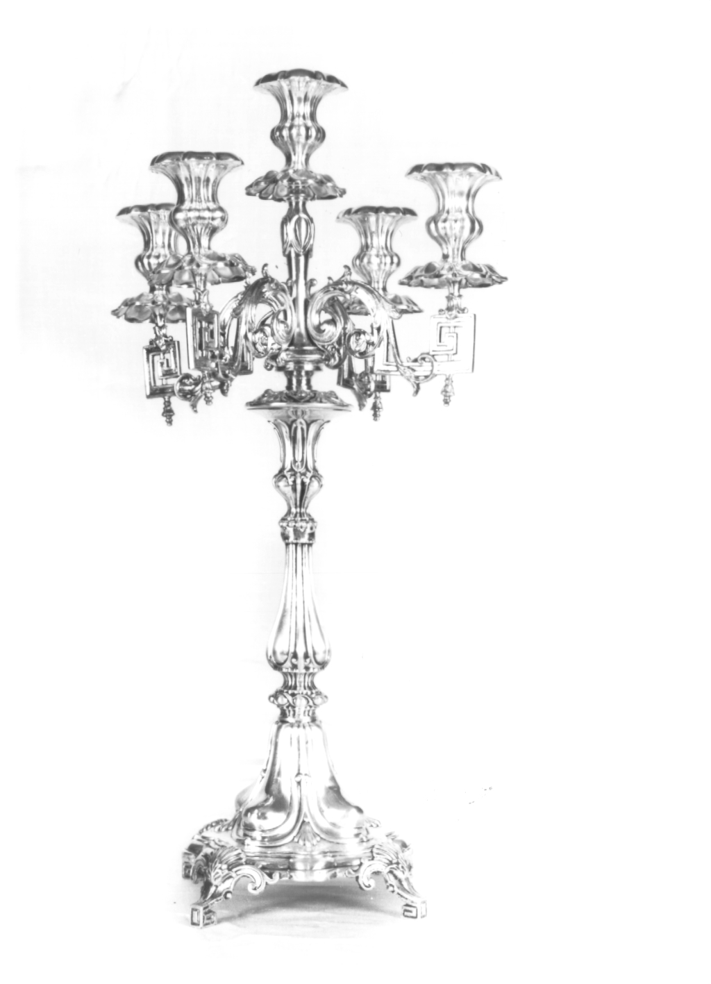 candelabro - ambito Italia nord-orientale (sec. XIX)