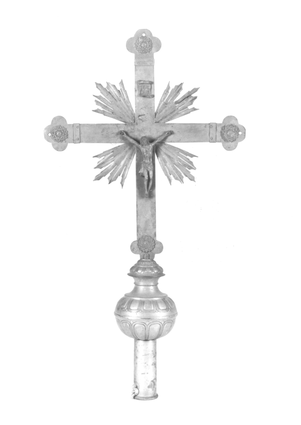 croce processionale - ambito Italia nord-orientale (sec. XIX)