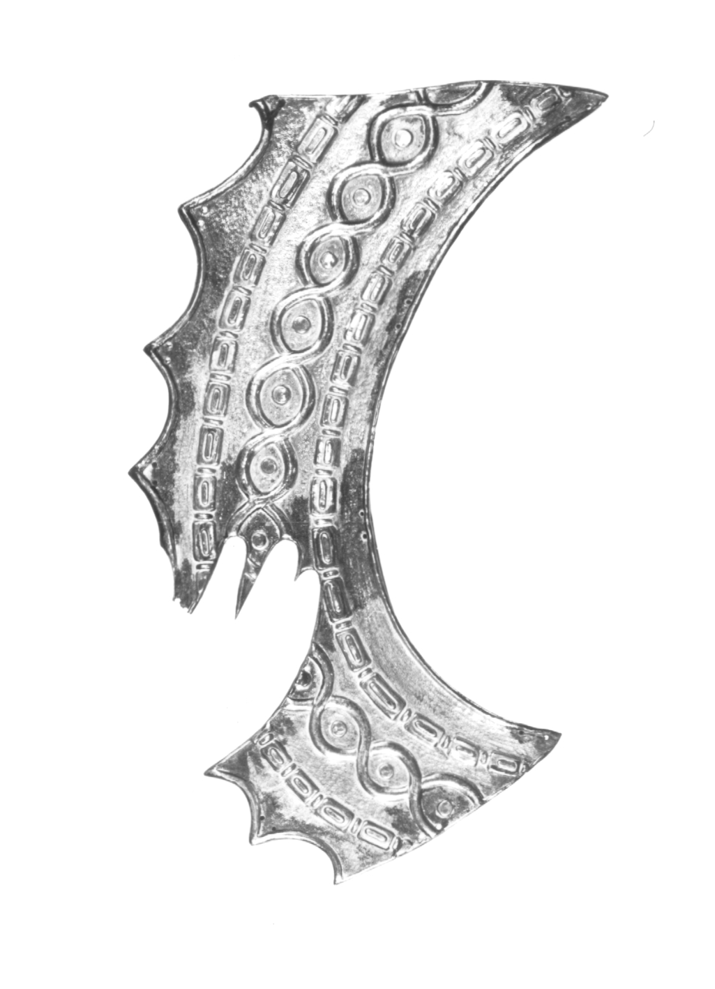 aureola di immagine sacra, frammento - ambito Italia nord-orientale (sec. XIX)