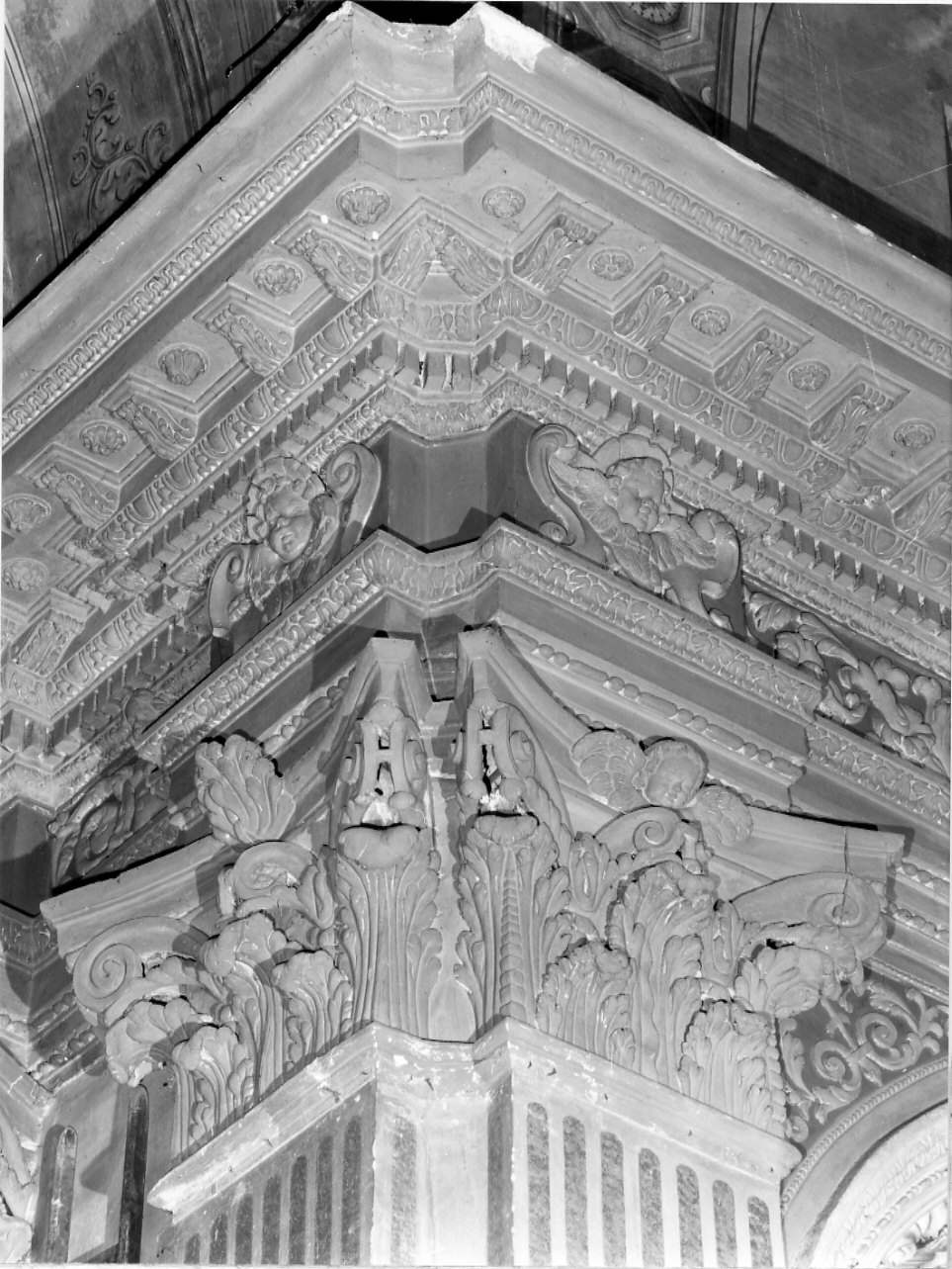 decorazione plastica, insieme - bottega italiana (sec. XVI)