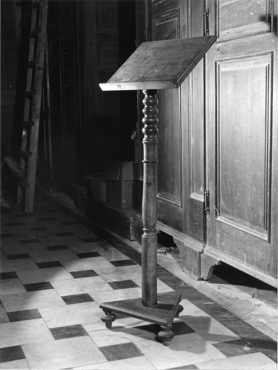 leggio, opera isolata di Bardellini (sec. XIX)