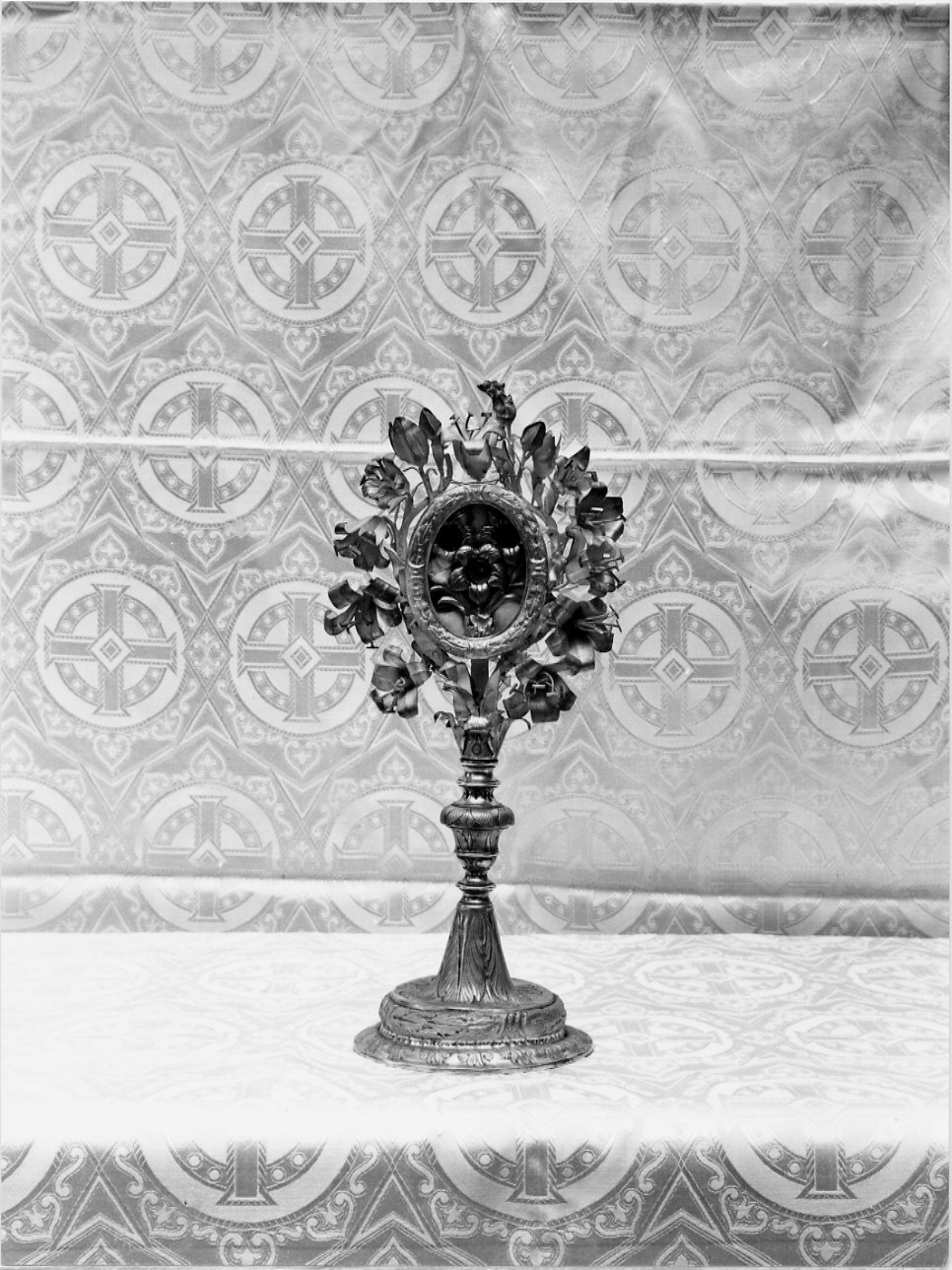 reliquiario - a ostensorio, opera isolata - bottega genovese (sec. XVIII)