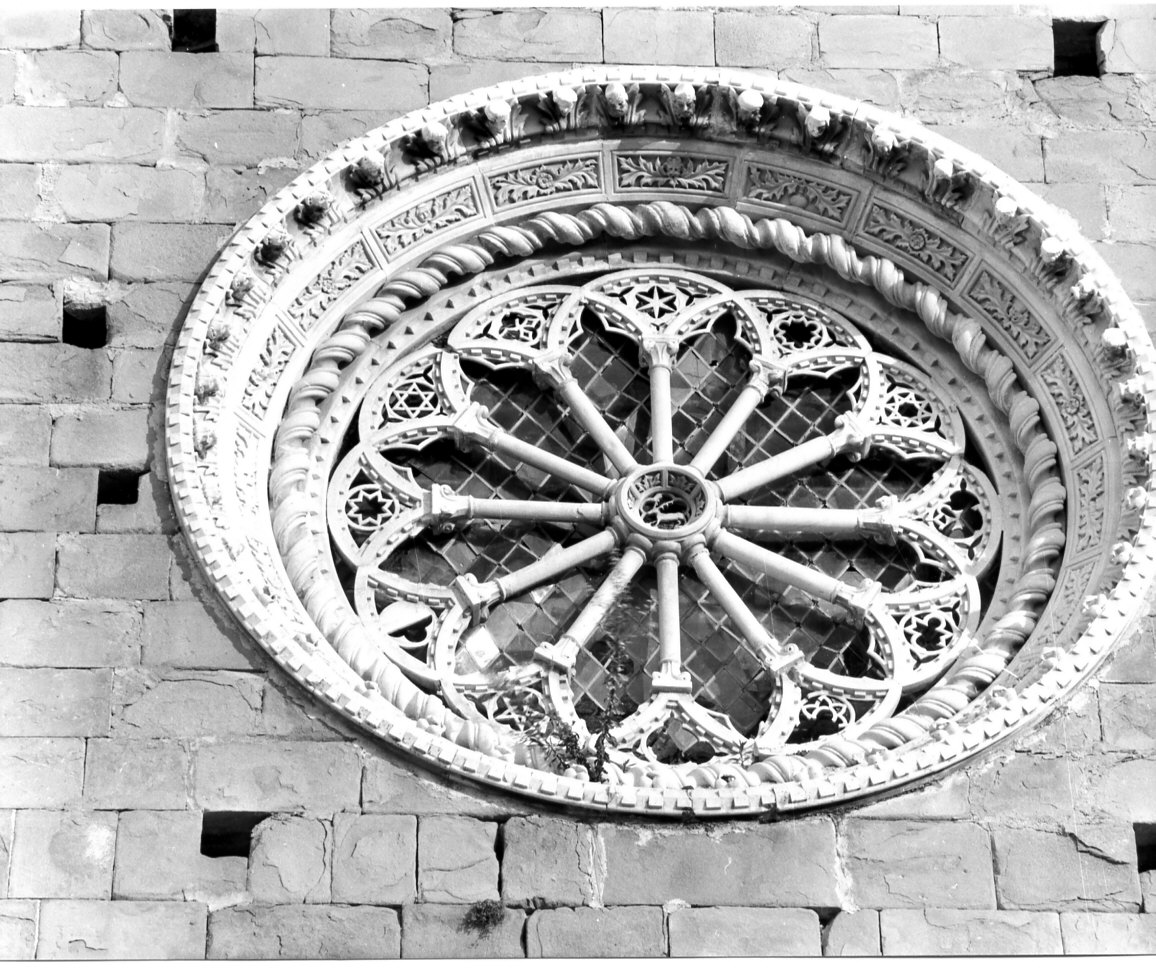 rosone, insieme di Matteo da Campiglio, Pietro da Campiglio (sec. XIV)