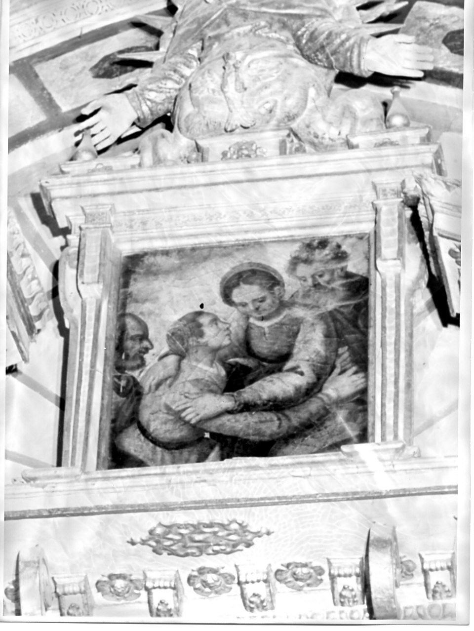 visitazione (dipinto, opera isolata) - ambito italiano (sec. XVIII)