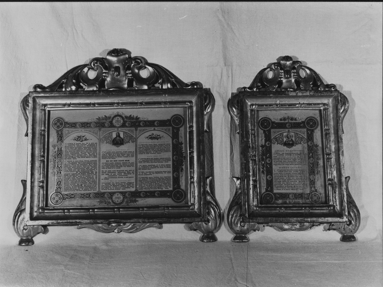 cartagloria, elemento d'insieme - bottega ligure (sec. XX)