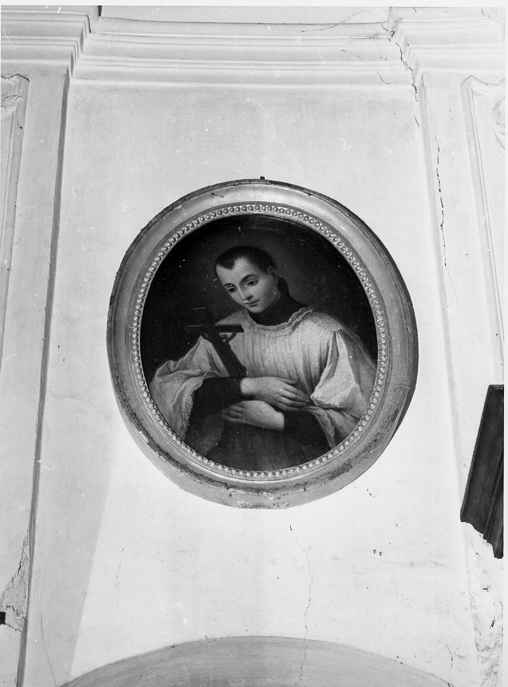 San Luigi Gonzaga (dipinto, opera isolata) - ambito ligure (sec. XVII)