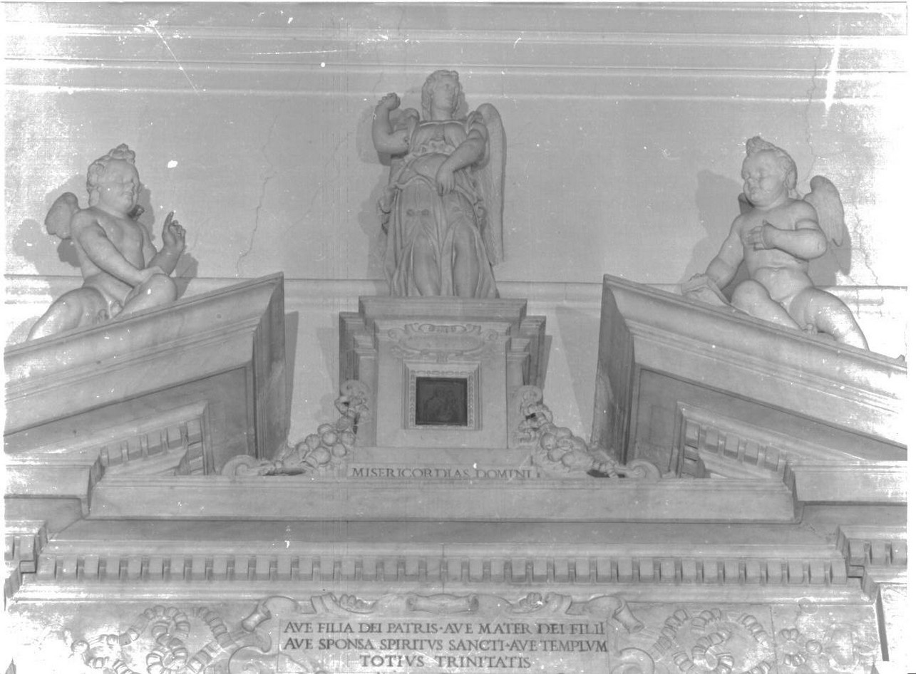 Madonna con Bambino (dipinto, elemento d'insieme) di Padre Domenico (sec. XVII)