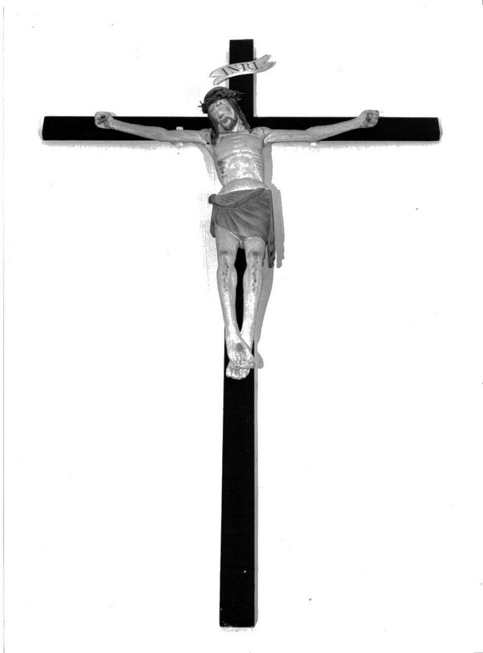Cristo crocifisso (crocifisso, opera isolata) - bottega italiana (secc. XVI/ XVII)