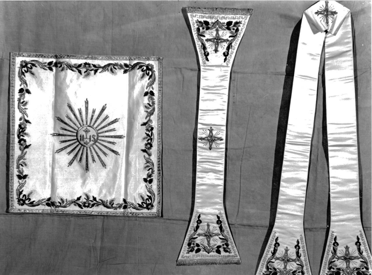 dalmatica, elemento d'insieme - manifattura ligure (seconda metà sec. XVIII)