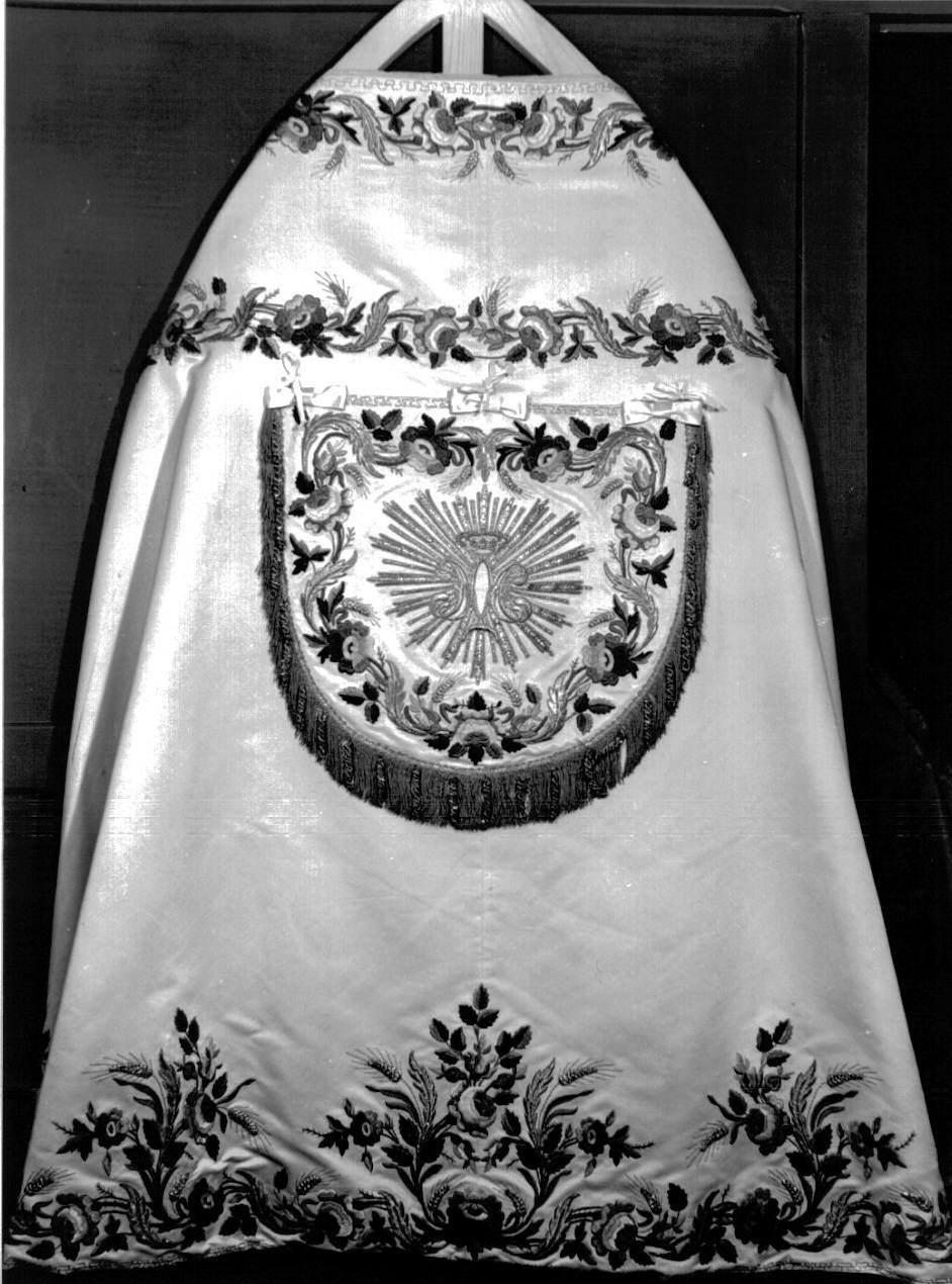 piviale, elemento d'insieme - manifattura ligure (seconda metà sec. XVIII)