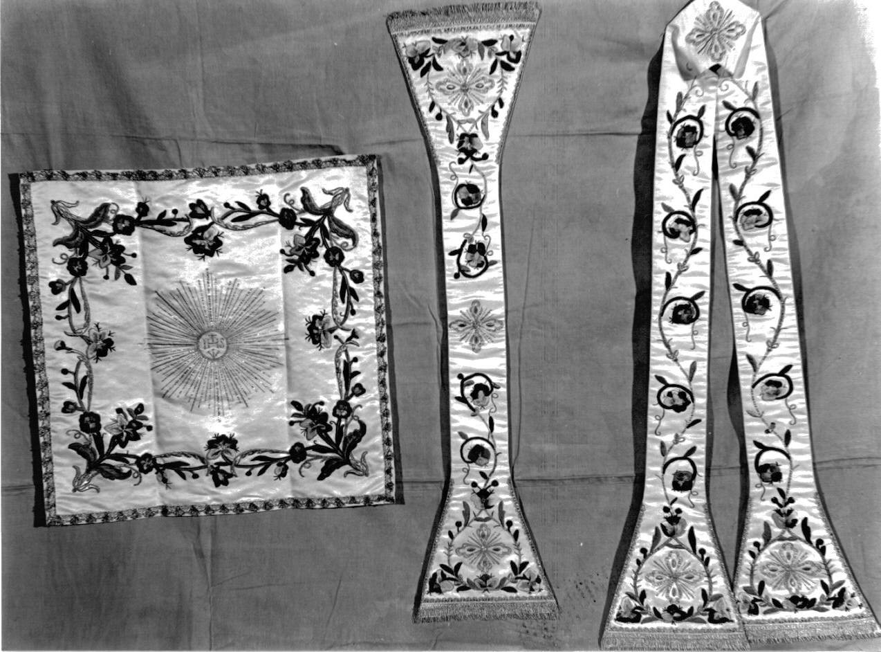 stola, elemento d'insieme - manifattura ligure (prima metà sec. XIX)