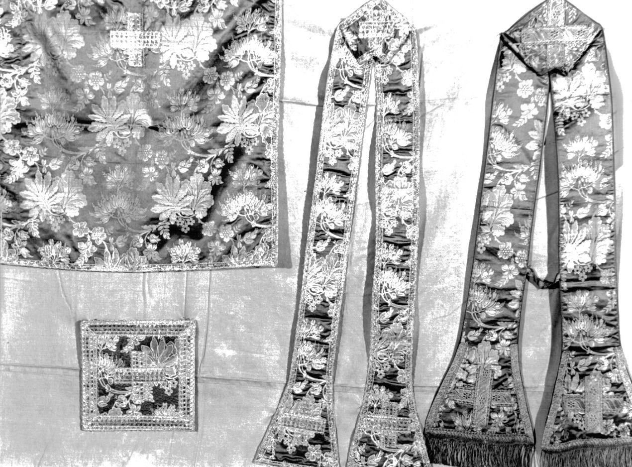 stola, elemento d'insieme - manifattura ligure (metà sec. XVIII)